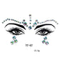 Crystal Gems Face Jewelry Stickers - The Jewellery House