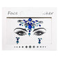 Crystal Gems Face Jewelry Stickers - The Jewellery House