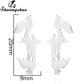 Leaf Stud Punk Earrings  - The Jewellery House