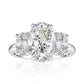 Sterling Silver Diamonds Moissanite Wedding Rings - The Jewellery House