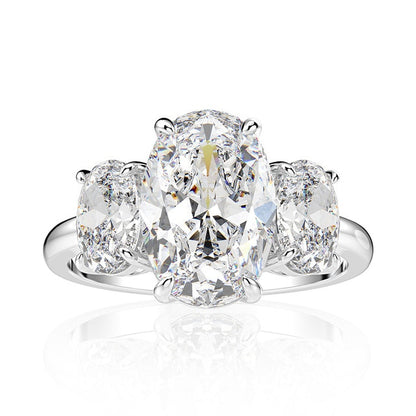 Sterling Silver Diamonds Moissanite Wedding Rings - The Jewellery House