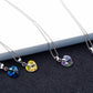Mini Necklaces Crystals Small Silver Heart Pendant  - The Jewellery House