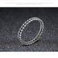 Wheat Shape Arrow  Stackable Ring Sterling Silver - The Jewellery House