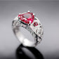 The Red Heart Wedding Rings - the jewellery house