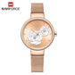 NAVIFORCE 3D Rose Fashion Ladies Watches for women - the jewellery house