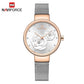 NAVIFORCE 3D Rose Fashion Ladies Watches for women - the jewellery house