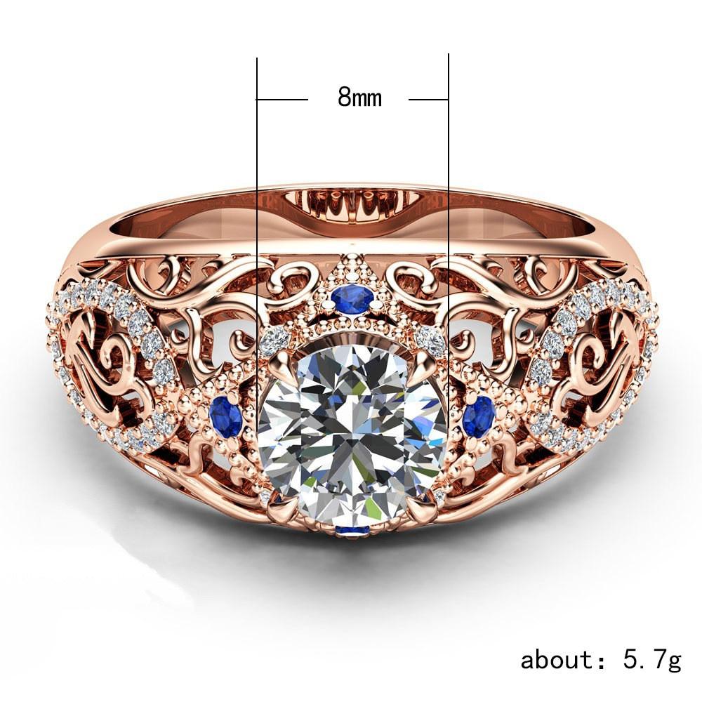 Solitaire Flower Luxury Ring - the jewellery house