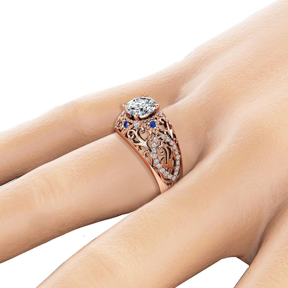 Solitaire Flower Luxury Ring - the jewellery house