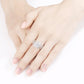Luxury 2.1 Ct CZ Wedding Sterling Silver Rings Jewelry  - The Jewellery House