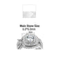 Luxury 2.1 Ct CZ Wedding Sterling Silver Rings Jewelry  - The Jewellery House