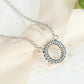 Romantic Sterling Silver Circle Pendant Necklaces - The Jewellery House