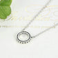  Romantic Sterling Silver Circle Pendant Necklaces - The Jewellery House