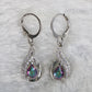 Fashionable Rainbow Delicate Silver Drop Earrings - the jewellery house