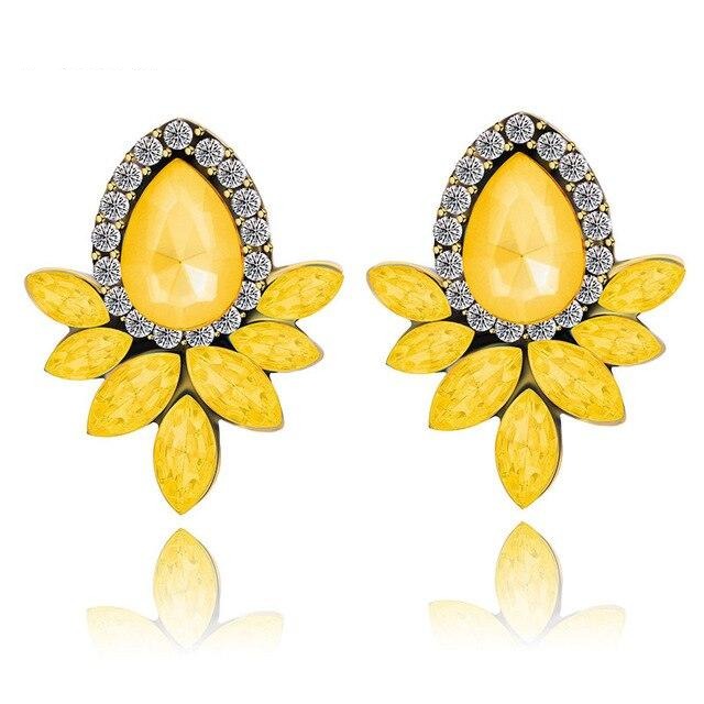 Water Drop Crystal Jewellery Earrings -the jewellery house