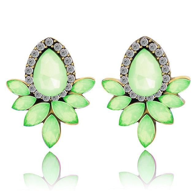 Water Drop Crystal Jewellery Earrings -the jewellery house