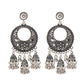 Jhumka Tassel Dangling Indian Bell Earrings - The Jewellery House