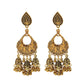 Jhumka Tassel Dangling Indian Bell Earrings - The Jewellery House