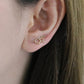 Leaf Stud Punk Earrings  - The Jewellery House