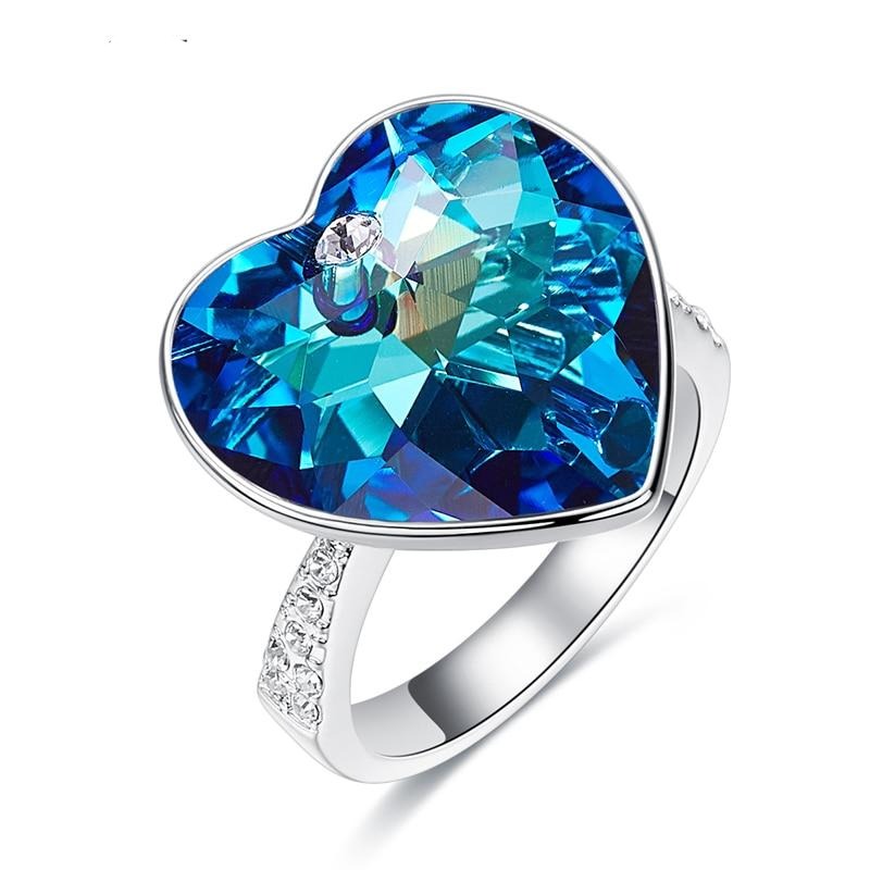 The Crystal Heart from Swarovski Wedding Ring - the jewellery house