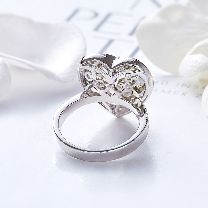 The Crystal Heart from Swarovski Wedding Ring - the jewellery house