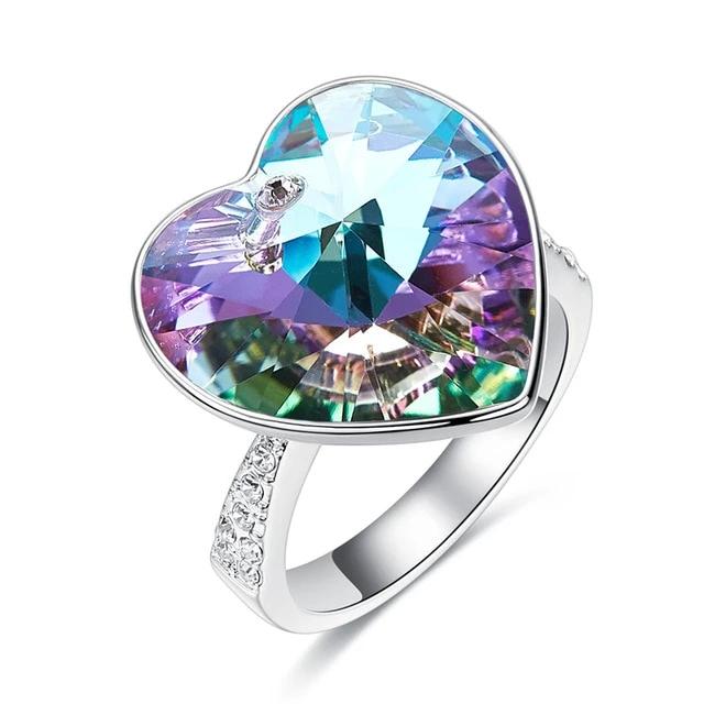 The Crystal Heart from Swarovski Wedding Ring - the jewellery house