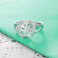 Sterling Silver 925 Tree of Life Ring - the jewellery house