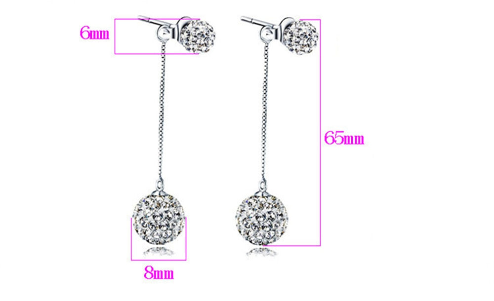 silver  Shambhala luxury zirconia Fashion stud earrings - The Jewellery House