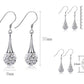 silver  Shambhala luxury zirconia Fashion stud earrings - The Jewellery House