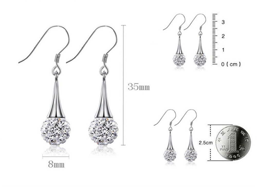 silver  Shambhala luxury zirconia Fashion stud earrings - The Jewellery House