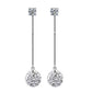 silver  Shambhala luxury zirconia Fashion stud earrings - The Jewellery House