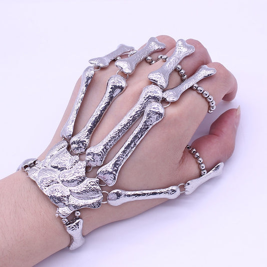 Skeleton Bones Hand Bracelet - The Jewellery House