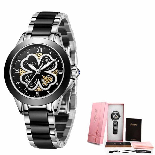 Fashion Women Rose Gold Bracelet Watch - The Jewellery House