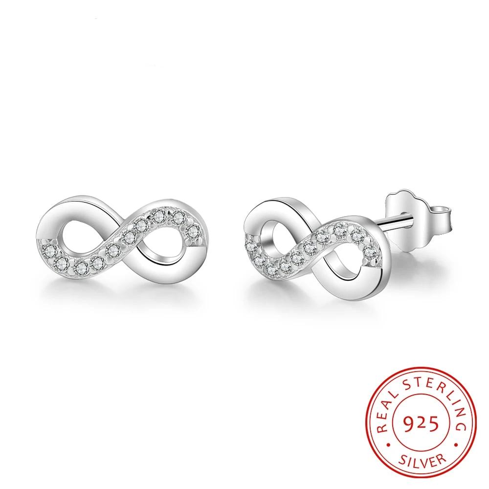 Love is Infinity Sterling Silver Earrings - the jewellery house