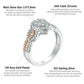 3 Pcs Special Silver Wedding Ring - the jewellery house