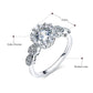 Cubic white zircon Wedding Rings - The Jewellery House