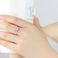 Open Sterling Silver Love Heart Ring - The Jewellery House