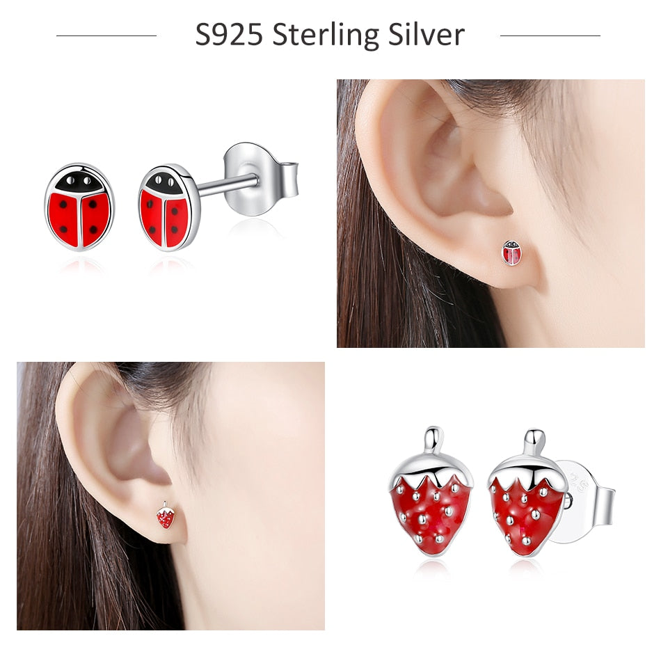 Children Jewelry Small Stud Earrings Sterling Silver - The Jewellery House