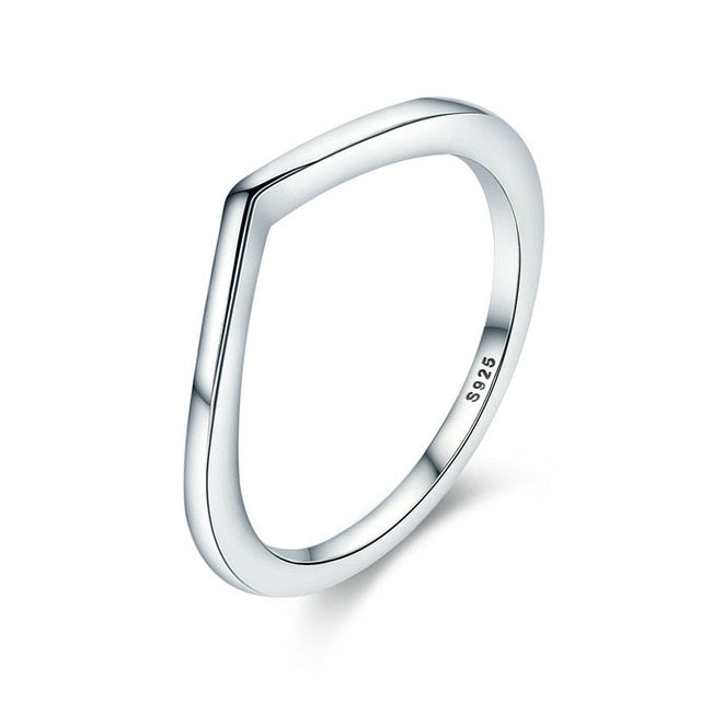 Shimmering Stackable Ring Set Silver - the jewellery house