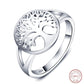 Sterling Silver 925 Tree of Life Ring - the jewellery house
