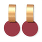 Shell Fluff Dangle Drop Korean Gold Earrings - The Jewellery House