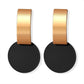 Shell Fluff Dangle Drop Korean Gold Earrings - The Jewellery House