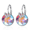 Crystals Swarovski Bella Earrings Blue V Stud Earrings - The Jewellery House