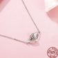  Connected Double Heart Silver Necklace - The Jewellery House