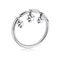 Silver Love Heart Ring - The Jewellery House
