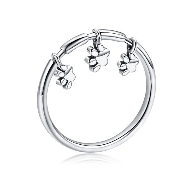 Silver Love Heart Ring - The Jewellery House