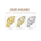MISSFOX  Big Diamond 18K Gold Butterfly Women Watches - the jewellery house