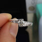 Elegant Silver Bridal Diamond Ring - the jewellery house