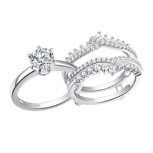 Sparkle Wedding Ring Sets - the jewellery house