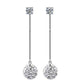 silver  Shambhala luxury zirconia Fashion stud earrings - The Jewellery House