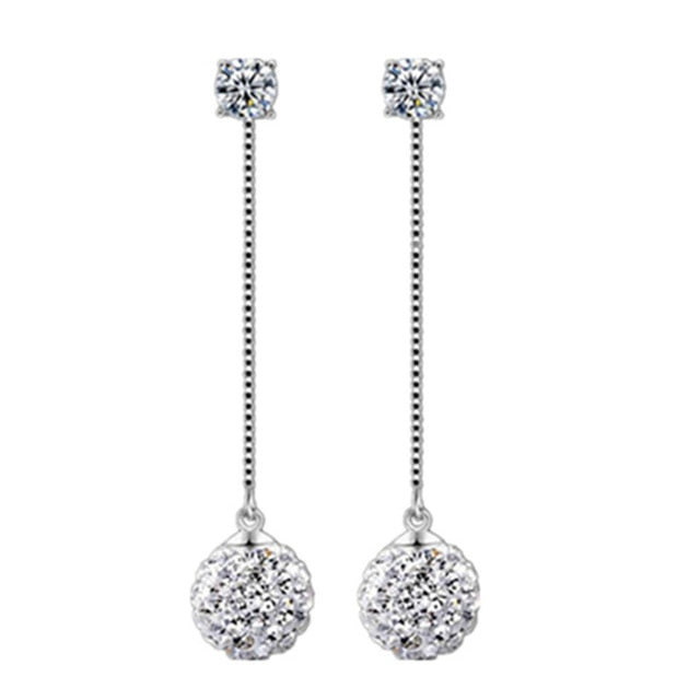 silver  Shambhala luxury zirconia Fashion stud earrings - The Jewellery House